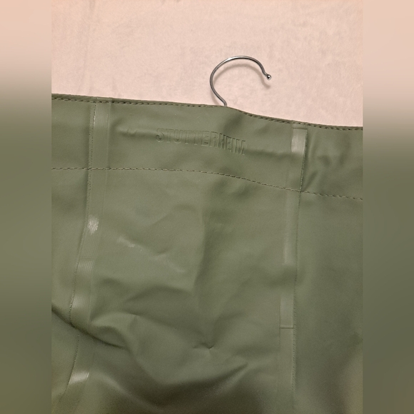 Stutterheim Sage Green Women's Heavyduty Raincoat Waterproof Jacket - Picture 5 of 12